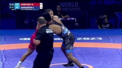 82 kg Finals 1-2 - Rafig Huseynov, Azerbaijan vs Alireza Azizkhoon Mohmadipiani, Iran