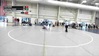 132 lbs Cons. Round 2 - Jack Baker, Sanderson Wrestling Academy vs Augustine Chung, Syracuse Wrestling Club