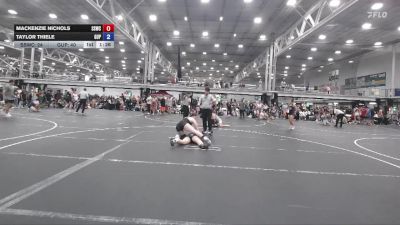 145 lbs Round 5 (6 Team) - Mackenzie Nichols, South Side WC vs Taylor Thiele, Ground Up USA