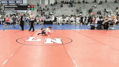 106 lbs Rr Rnd 1 - Braylon Butts, Freakztyle Wild Cards - HSB vs Ben Dygard, Yorktown Wrestling Club - HSB