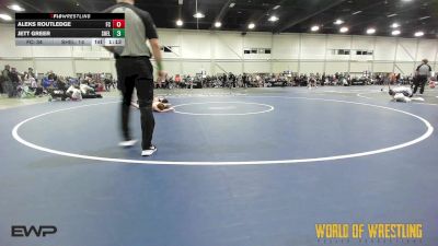 92 lbs Rr Rnd 5 - Aleks Routledge, Full Circle 12U vs Jett Greer, Shelton Wrestling Academy 12U