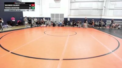 60 lbs Consi Of 16 #1 - Maximus Gilbert, PA vs Fionna McEntire, WV