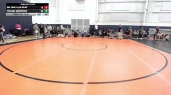 60 lbs Consi Of 16 #1 - Maximus Gilbert, PA vs Fionna McEntire, WV