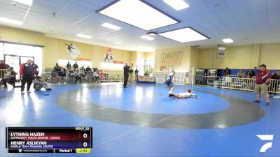 49kg/52kg Round 2 - Lytning Hazen, Community Youth Center - Conco vs Henry Aslikyan, World Team Training Center