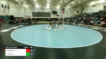 145 lbs Round 4 (10 Team) - Clayton Zahm, Cheyenne East vs Bryce Melichar, Mead