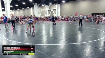 144 lbs Placement (16 Team) - Cayden Bradburn, Team Michigan Blue vs Gavin Risse, SD Blue