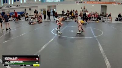 56 lbs Round 4 (6 Team) - Kolton Smith, Florida Scorpions vs Liam Acquafredda, Python Pit