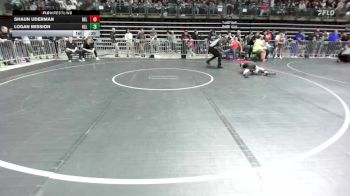 60 lbs Quarterfinal - Shaun Uderman, Del Val Rams vs Logan Mission, All I See Is Gold Academy
