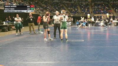 120 lbs Round Of 32 - Amelia Marks, Danville vs Molly Keck, Laurel