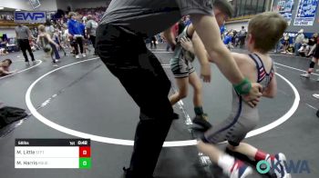 58 lbs Quarterfinal - Mitchell Little, Standfast vs Maddox Harris, Rough Riders