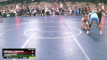 140 lbs Cons. Round 4 - Brendan P. Rodriguez, Eagle Empire Wrestling vs Vayden Moore, Ground Zero