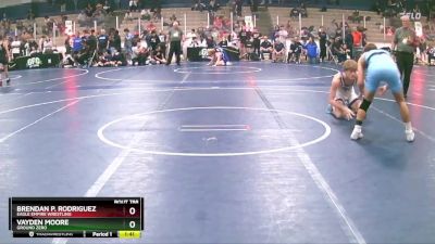 140 lbs Cons. Round 4 - Brendan P. Rodriguez, Eagle Empire Wrestling vs Vayden Moore, Ground Zero