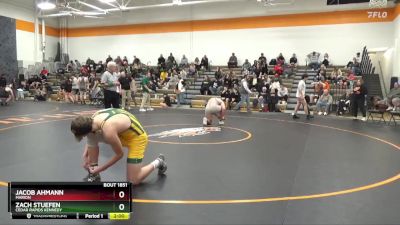 215-230 lbs Round 4 - Jacob Ahmann, Marion vs Zach Stuefen, Cedar Rapids Kennedy