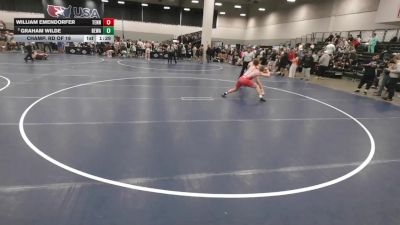 150 lbs Champ. Rd Of 16 - Graham Wilde, Berge Elite Wrestling Academy vs William Emendorfer, Tennessee
