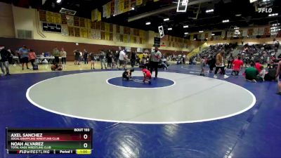 49 lbs Round 3 - Axel Sanchez, Socal Grappling Wrestling Club vs Noah Alvarez, Total Kaos Wrestling Club