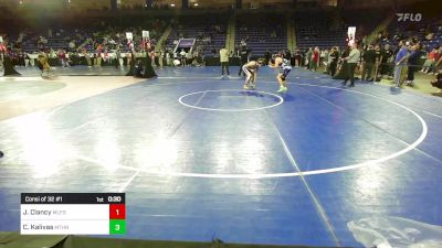 190 lbs Consi Of 32 #1 - Jack Clancy, Milford [NH] vs Corey Kalivas, Methuen