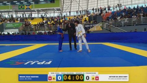 ARTHUR DE JESUS NERY vs MIGUEL ISAAC MARTINS 2026 FPJJ Circuito Paulista GI Etapa 3