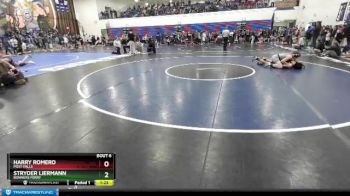 132 lbs Champ. Round 1 - Harry Romero, Post Falls vs Stryder Liermann, Bonners Ferry