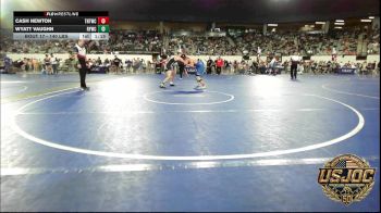 140 lbs Round Of 32 - Cash Newton, Tough N Technical Wrestling Club vs Wyatt Vaughn, Randall Youth Wrestling Club
