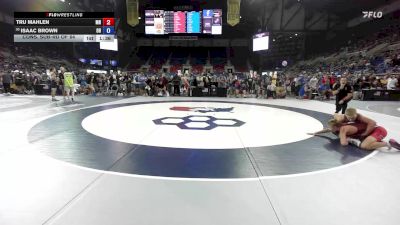 126 lbs Cons. Sub-rd Of 64 - Tru Mahlen, MN vs Isaac Brown, OH