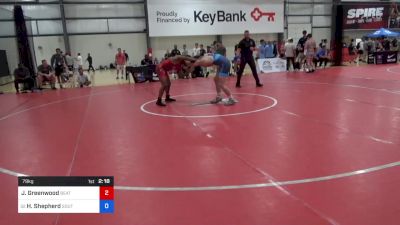 79 kg Consi Of 64 #1 - Joshua Greenwood, Beat vs Hayden Shepherd, Southern Illinois Regional Training Center