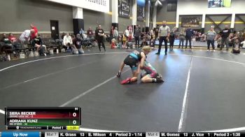 91 lbs Round 3 (4 Team) - Siera Becker, Grand View WC vs Adriana Kunz, MN Storm