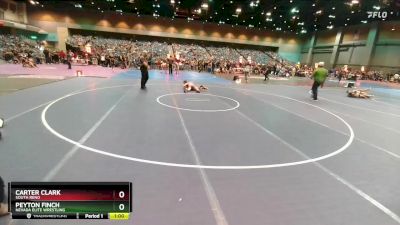 87-93 lbs Round 3 - Peyton Finch, Nevada Elite Wrestling vs Carter Clark, South Reno