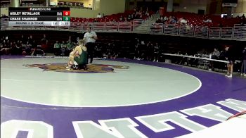 157 lbs Round 3 (4 Team) - Aisley Retallack, Eaglecrest vs Chase Shannon, Schuyler