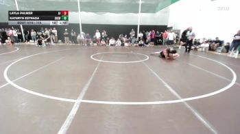 115 lbs Champ. Round 1 - Layla Palmer, Angry Fish vs Kathryn Estrada, Bentonville High School Wrestl