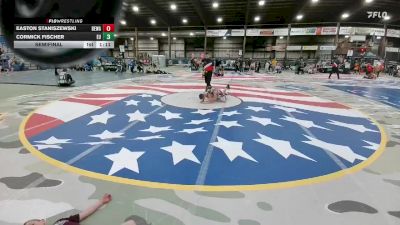 85 lbs Semifinal - Cormick Fischer, Eastside United vs Easton Staniszewski, Berge Elite Wrestling Academy