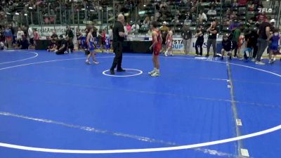 82 lbs Quarters - Liam Weber, Dubuque Wrestling Club vs Tobias Solinger, Moyer Elite