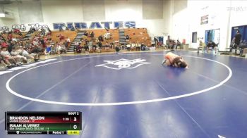 165 lbs Round 1 (16 Team) - Brandon Nelson, Lassen College vs Isaiah Alverez, San Joaquin Delta College