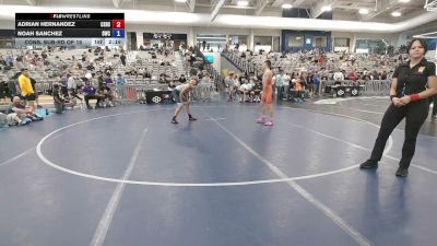120 lbs Cons. Sub-rd Of 16 - Adrian Hernandez, Canyon Springs High School vs Noah Sanchez, Duran Wrestling Club