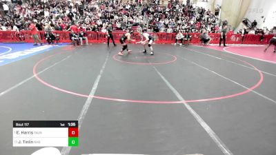 190 lbs Round Of 16 - Ethan Harris, Taunton vs Jared Tinlin, Norwood