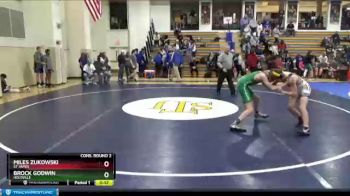 122 lbs Cons. Round 2 - Miles Zukowski, St James vs Brock Godwin, Holtville