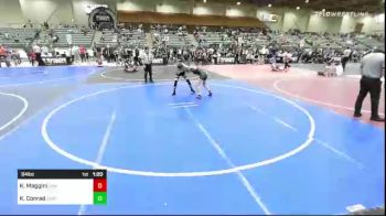 94 lbs Rr Rnd 3 - Kaiya Maggini, USA Gold vs Keanna Conrad, East Idaho Elite