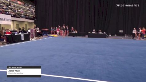 Josie Veum - Women's Group, Classic Gymnastics - 2021 Women's Xcel Region 4 Championships