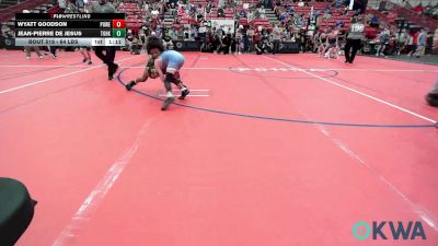 64 lbs Semifinal - Wyatt Goodson, Powerhouse Gold vs Jean-Pierre De Jesus, Team Of Hard Knox