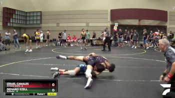 125 lbs Finals (8 Team) - Izrael Canales, Mi Mafia White vs Demario Ezell, BadBass