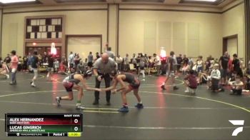 85 lbs Champ. Round 1 - Lucas Gingrich, American MMA & Wrestling vs Alex Hernandez, Barn Brothers