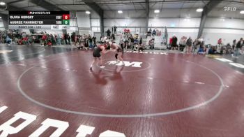 135 lbs 3rd Place Match - Aubree Fahrmeyer, Torrington vs Olivia Herget, Central