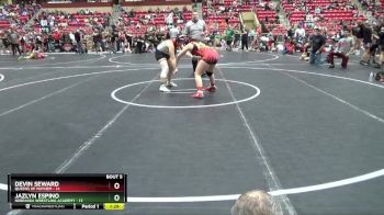 145 lbs Round 2 (6 Team) - Devin Seward, Queens Of Mayhem vs Jazlyn Espino, Nebraska Wrestling Academy