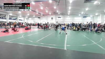 C-96 lbs Consi Of 8 #2 - David Matthew Fleming, WV vs Austin Rohrbacher, MI
