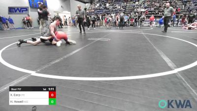 92 lbs Semifinal - Xander Earp, Chandler Takedown Club vs Haygen Howell, Norman Grappling Club