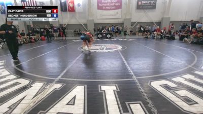 88 lbs Clay Davis, Montana vs Beckett Henderson, North Dakota