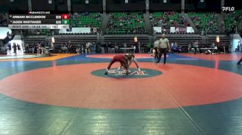 1A-4A 144 Cons. Round 5 - Armani Mcclendon, Deshler vs Jaden Whittaker, Alexandria HS