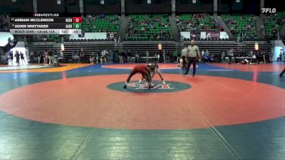 1A-4A 144 Cons. Round 5 - Armani Mcclendon, Deshler vs Jaden Whittaker, Alexandria HS