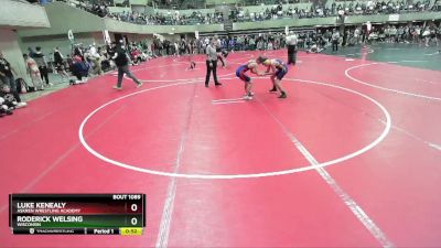 105 lbs Quarterfinal - Roderick Welsing, Wisconsin vs Luke Kenealy, Askren Wrestling Academy