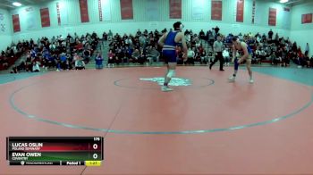 175 lbs Quarterfinal - Evan Owen, Coventry vs Lucas Oslin, Poland Seminary