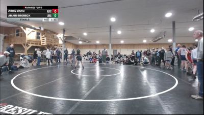 100 lbs Final - Owen Koch, Kutztown vs Amari Brobeck, Jersey Shore